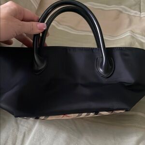 Black and Beige Women's Handbag